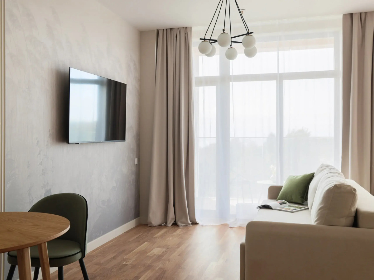 Апартаменты с видом на залив