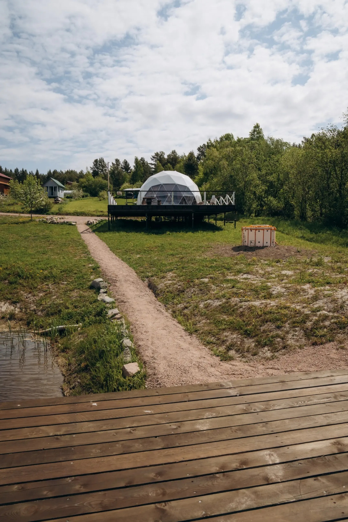Частный дом на берегу Ладожского озера