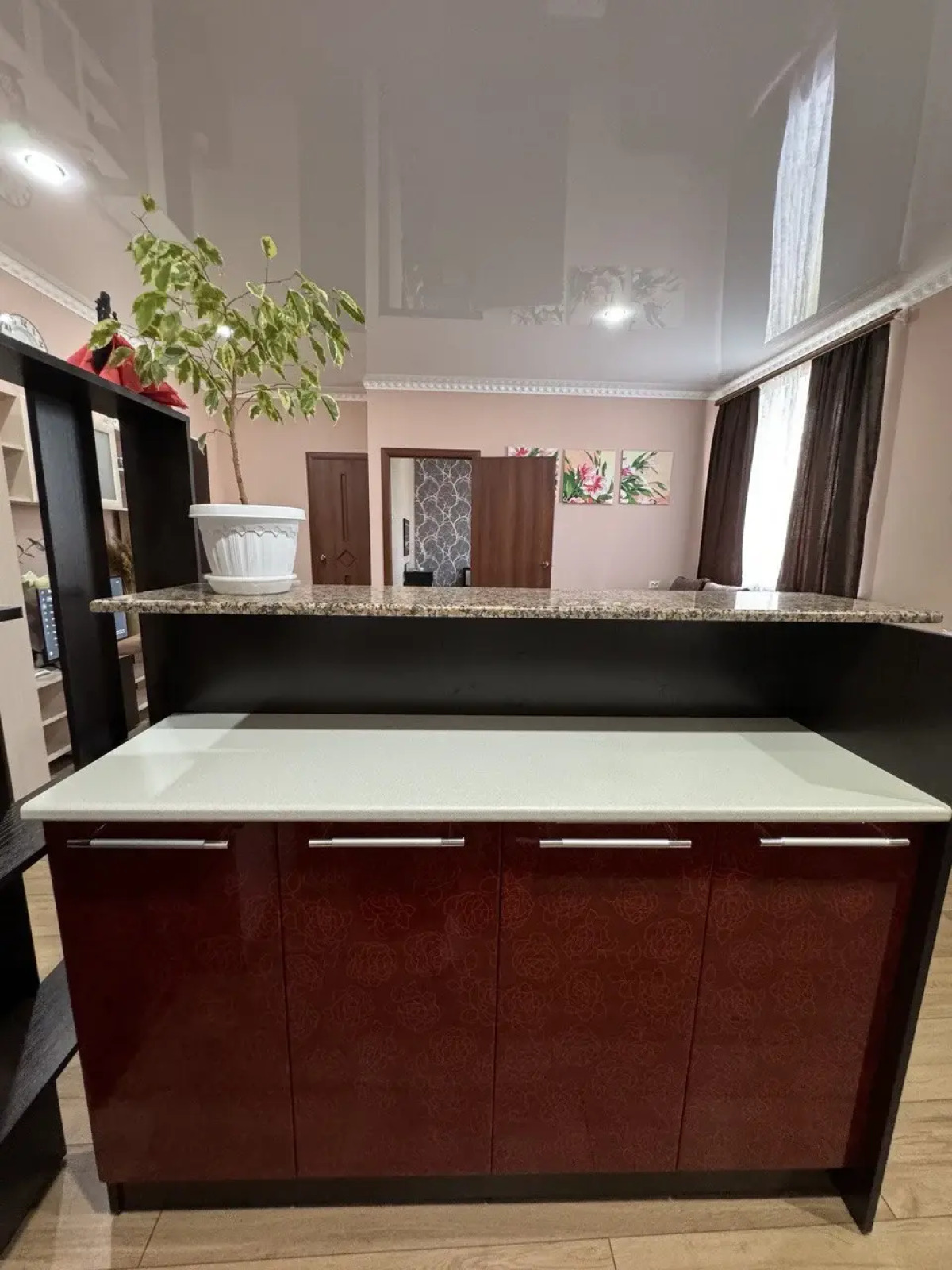 Евродвушка с видом на гору