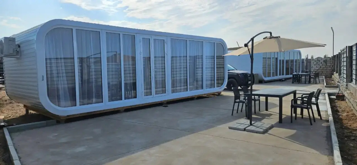 Бунгало Капсульный Отель на 4 человека у моря