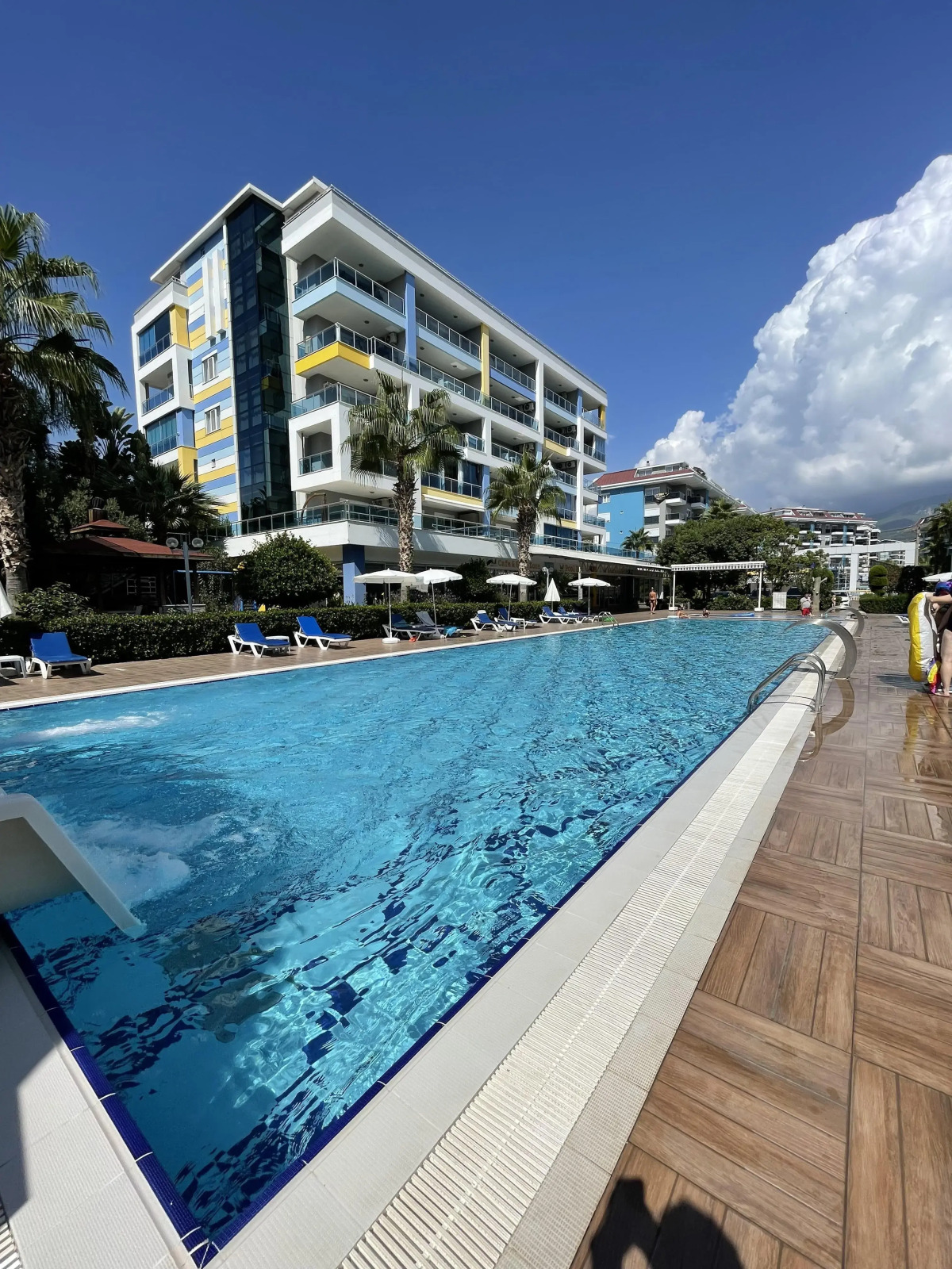 Апартаменты у моря 320 м с балконом