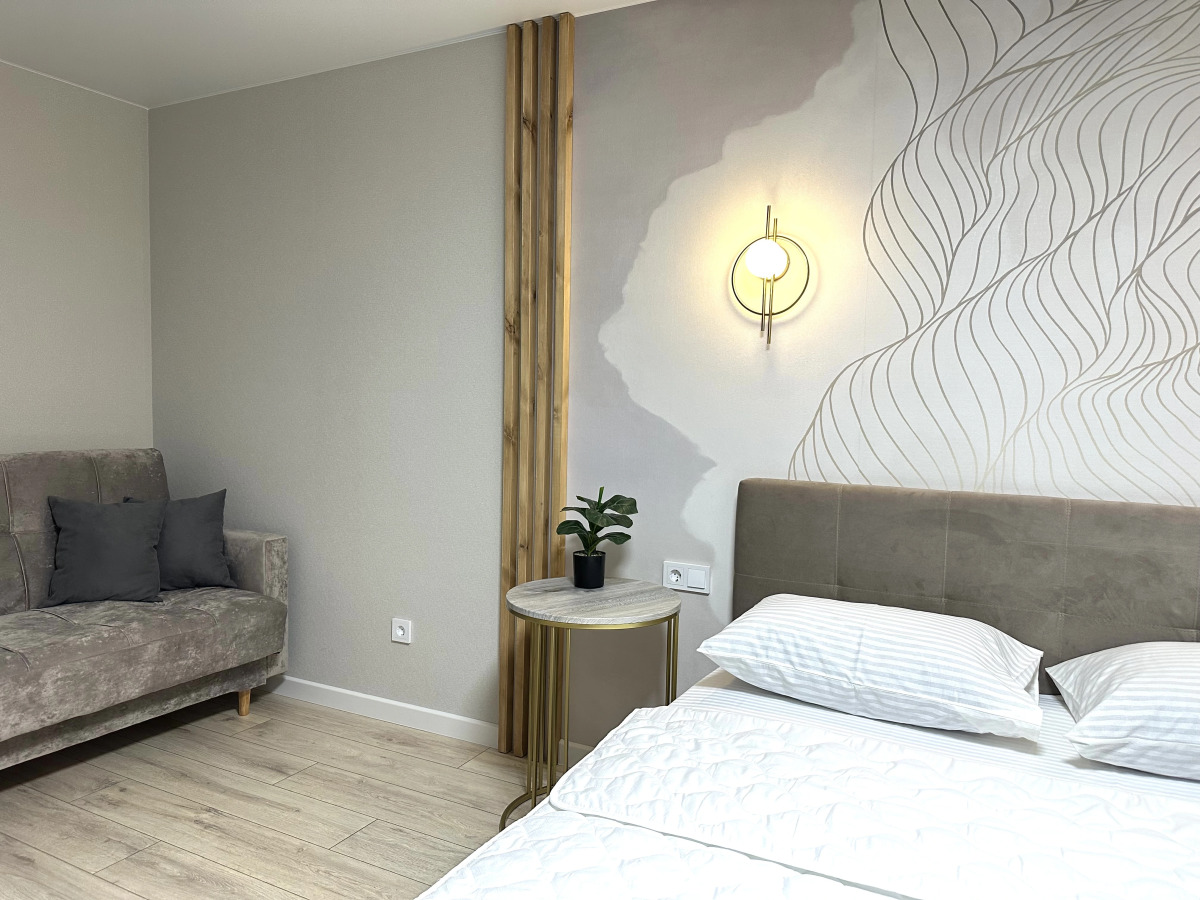 Апартаменты Современная DejaVu в Новом ЖК в Центре Города