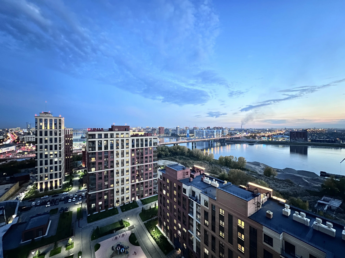 Квартира Евро 3шка У Аквапарка С Панорамным Видом на Реку