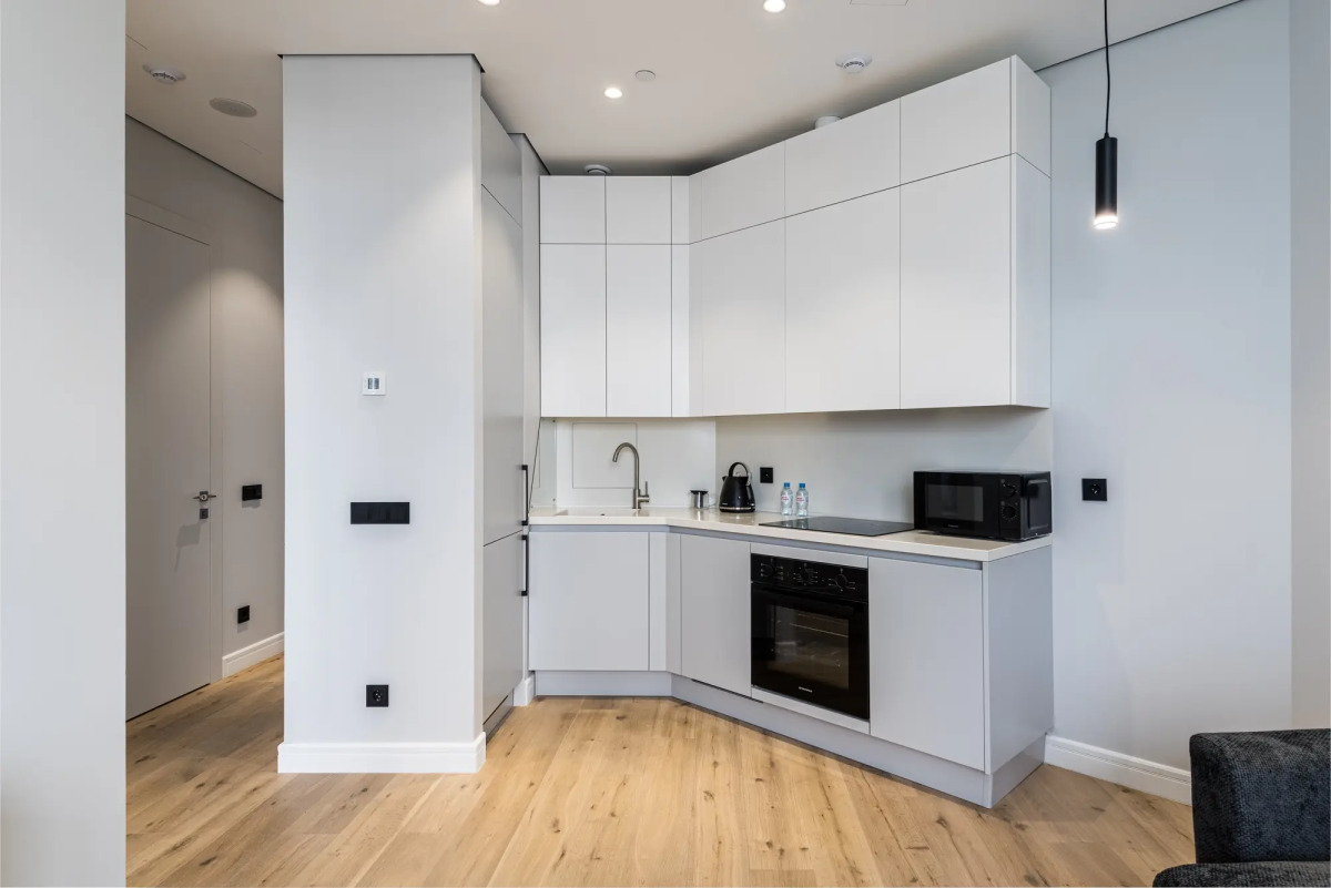 Апартаменты Flat Inn в ЖК Чкалов на Курском Вокзале c лучшим видом на Москву