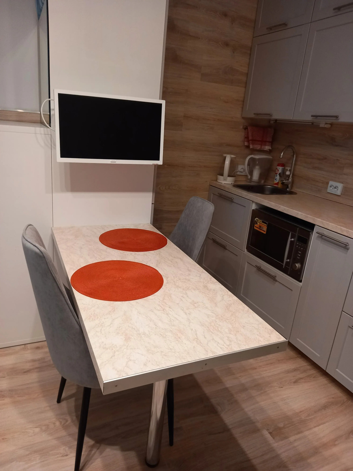 Квартира Уютная Студия с Видом на Санкт Петербург