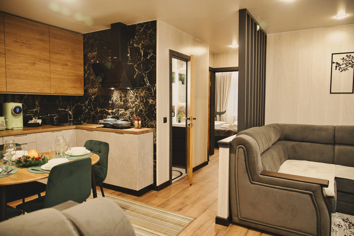 Апартамент Второй Дом Карелия, бесконтактное заселение 24/7, работа с юр. лицами