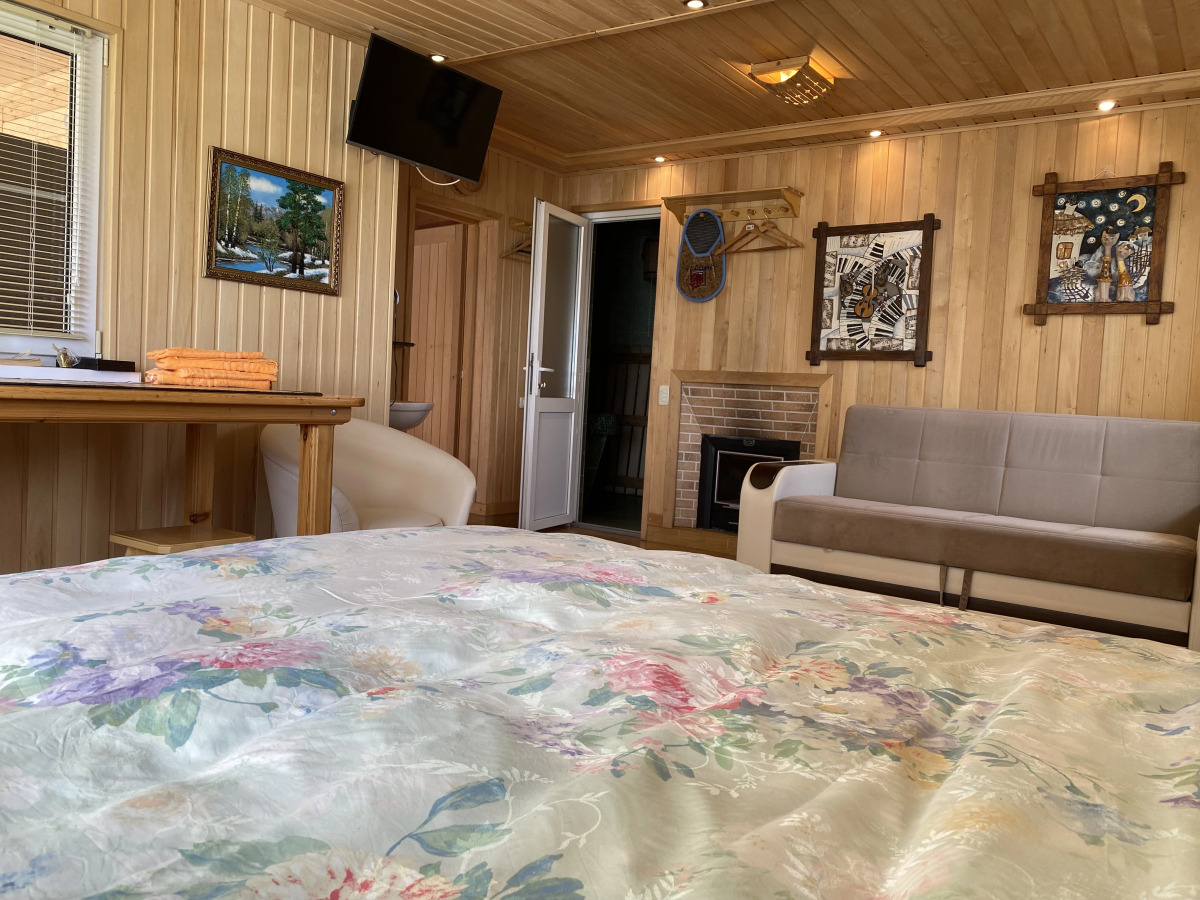 Частный дом с сауной и с зоной барбекю