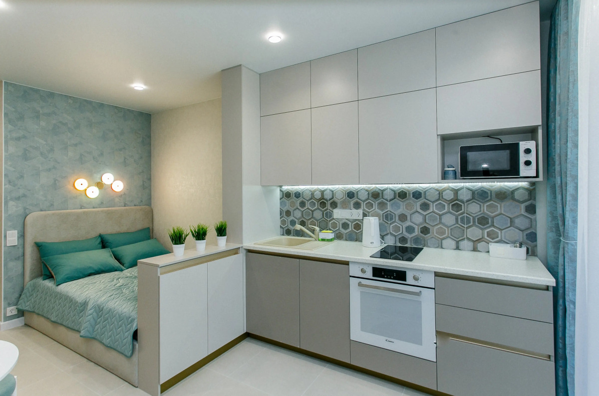 Апартаменты Студия ЖК Кислород с видом на горы