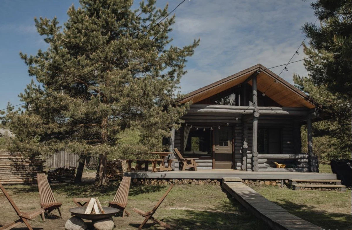 Гостевой дом на берегу реки в Карелии