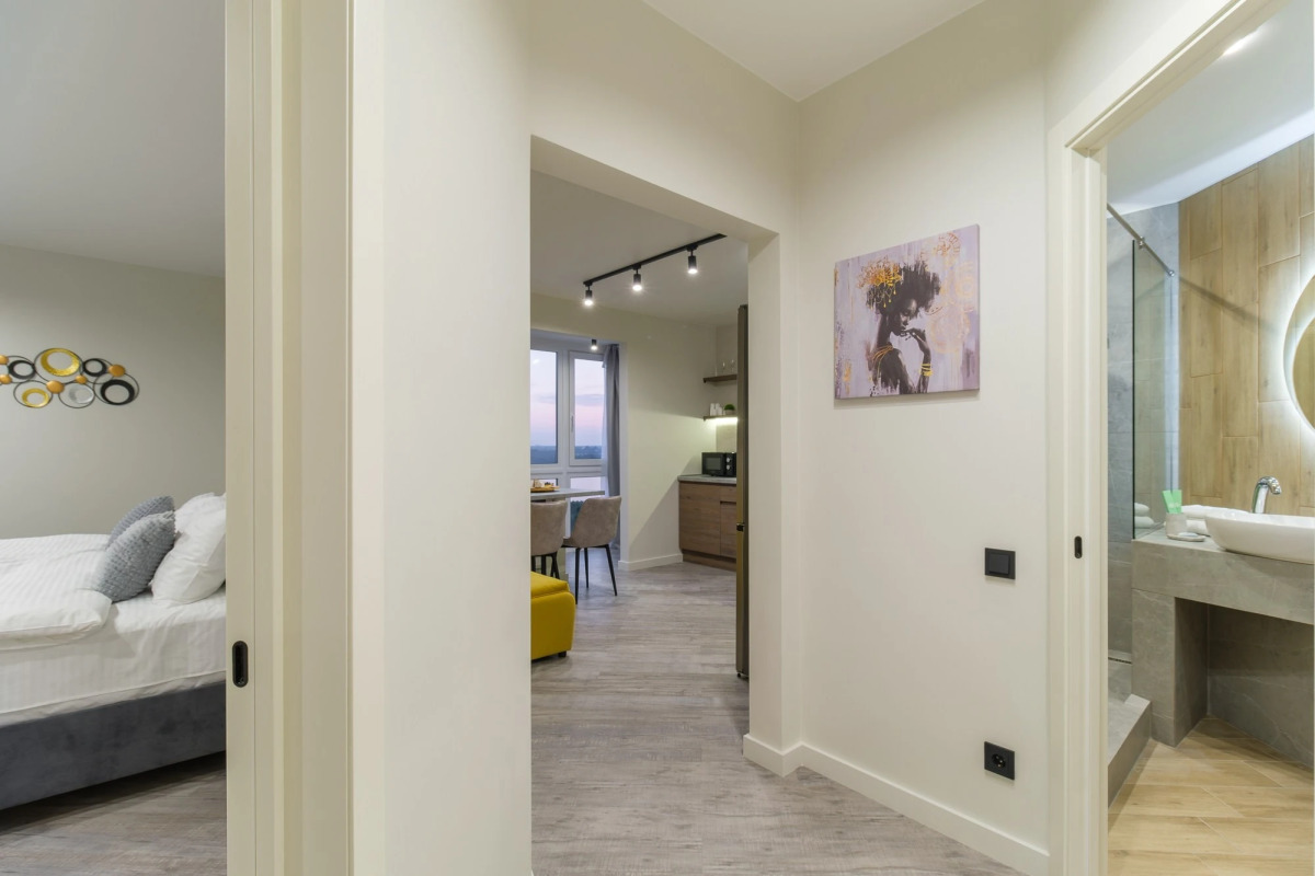 Квартира видовая в Лахте у башни Газпром и Финский залив