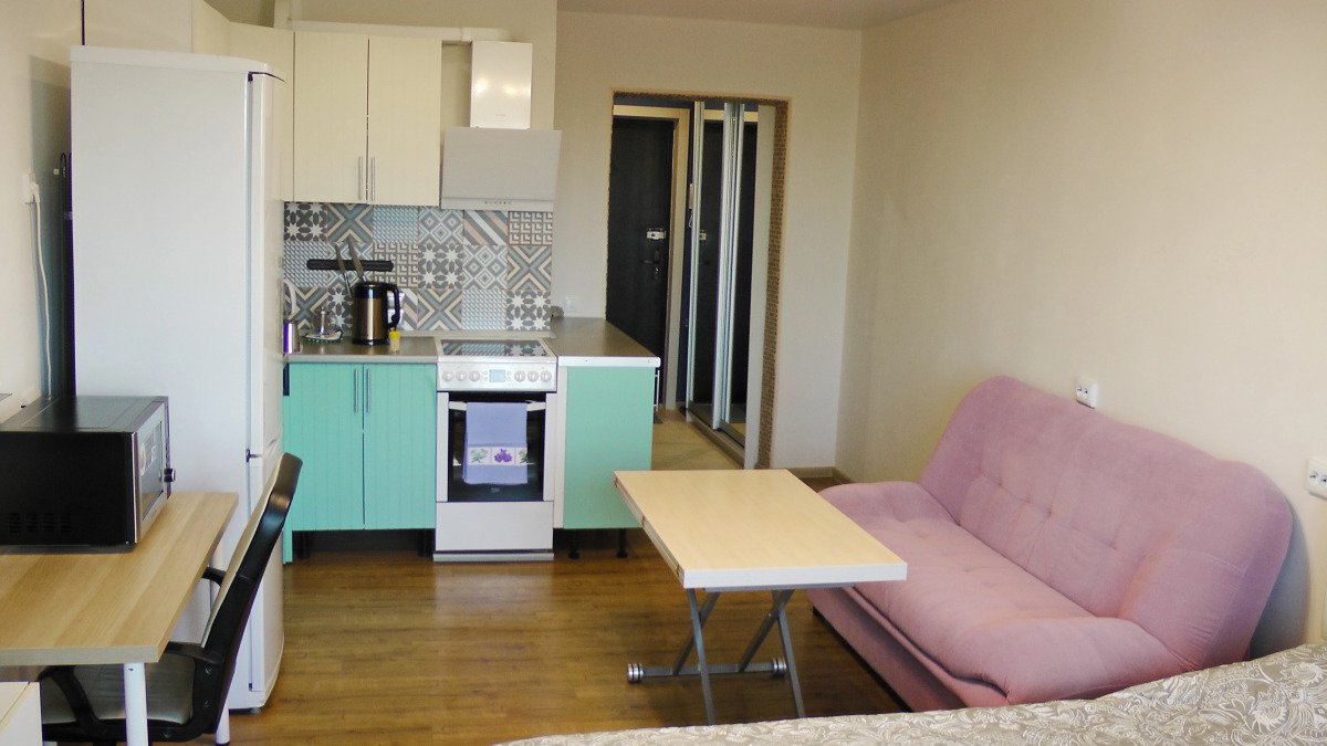 Квартира Современная студия в пешей доступности от метро