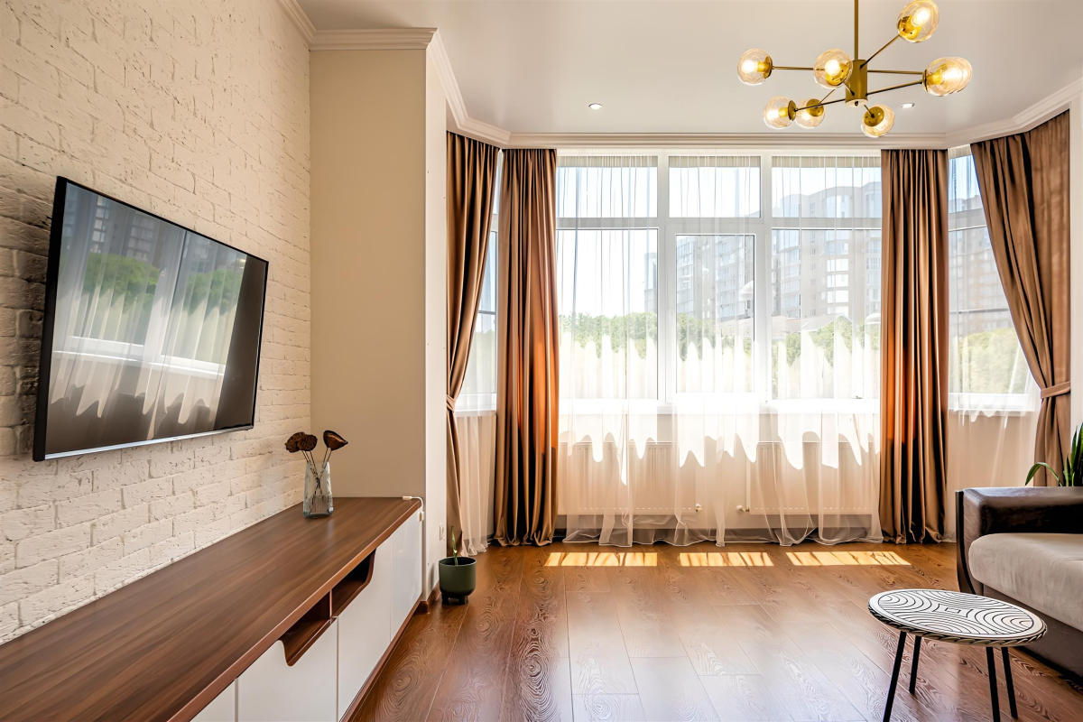 Апартаменты в центре города с видом на парк