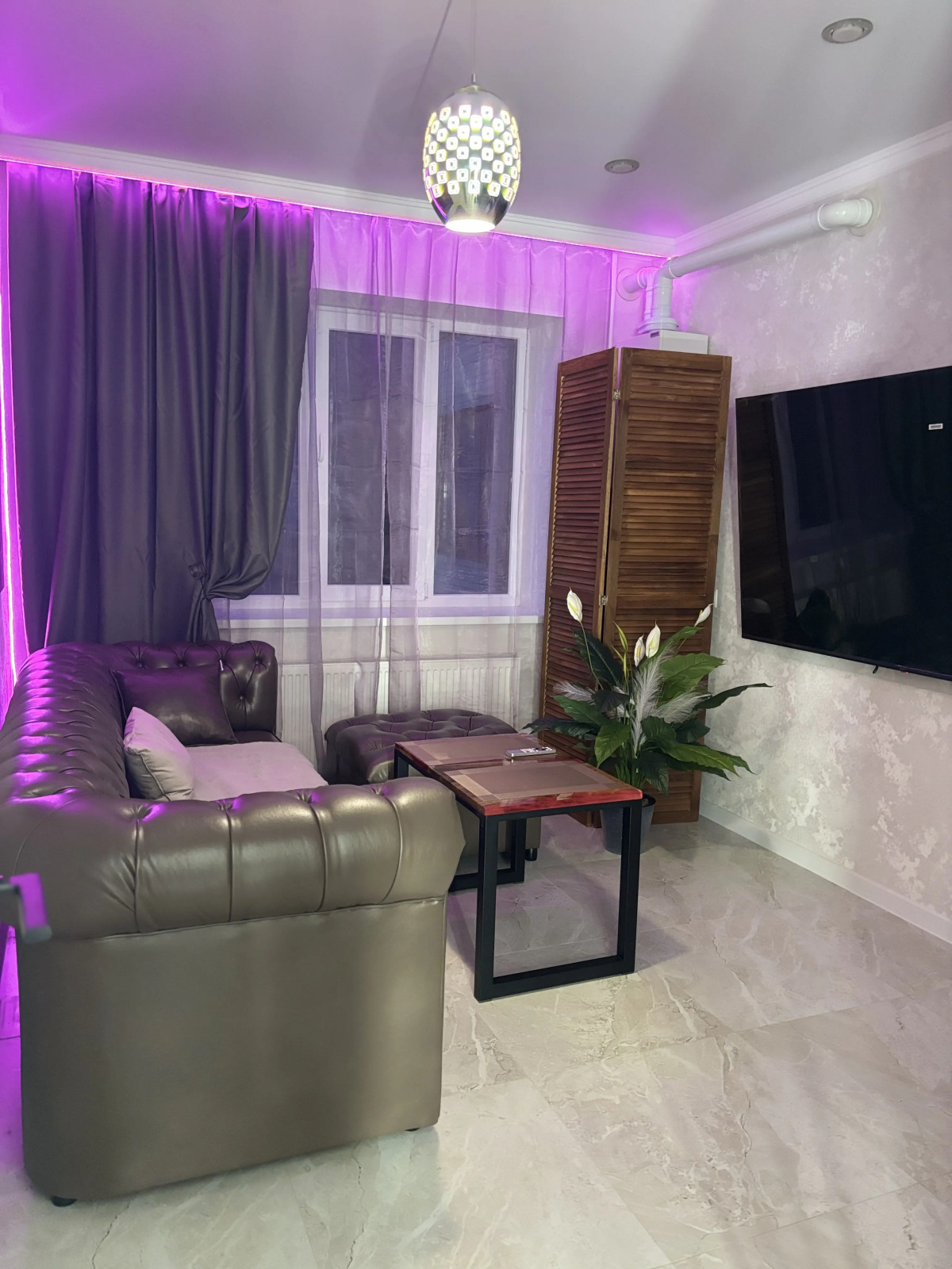 Квартира Стильная Студия с Видом на Горы