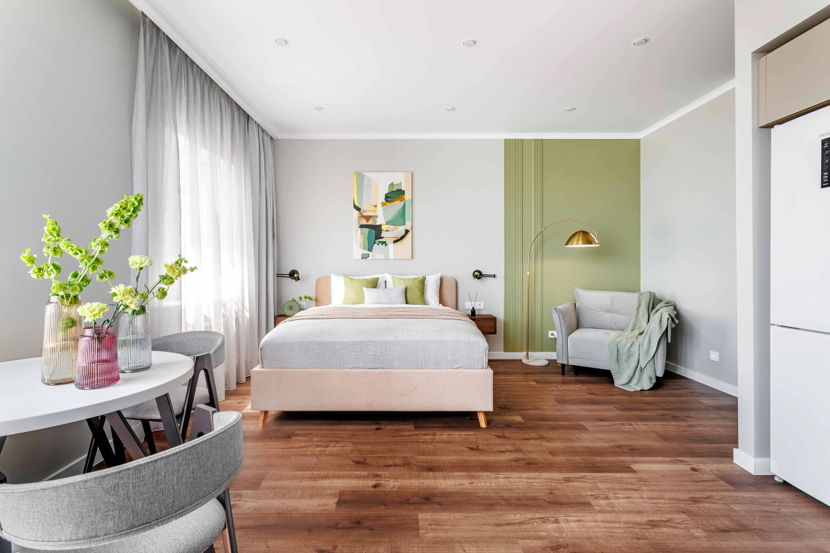 Апартаменты Оливковая студия с видом на море