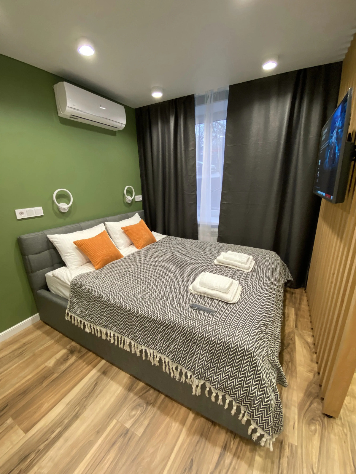 Зеленая студия Апартаменты и точка