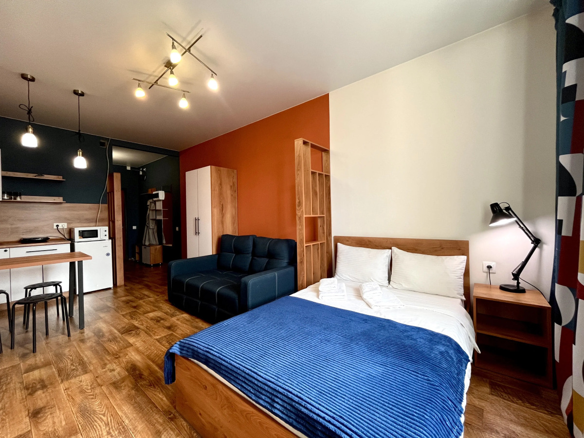 Апартаменты Unique Apart Охра рядом с Кадетским корпусом МЧС и Стройсервисом, Автодором, Хлебзаводом на Пролетарской 29/3