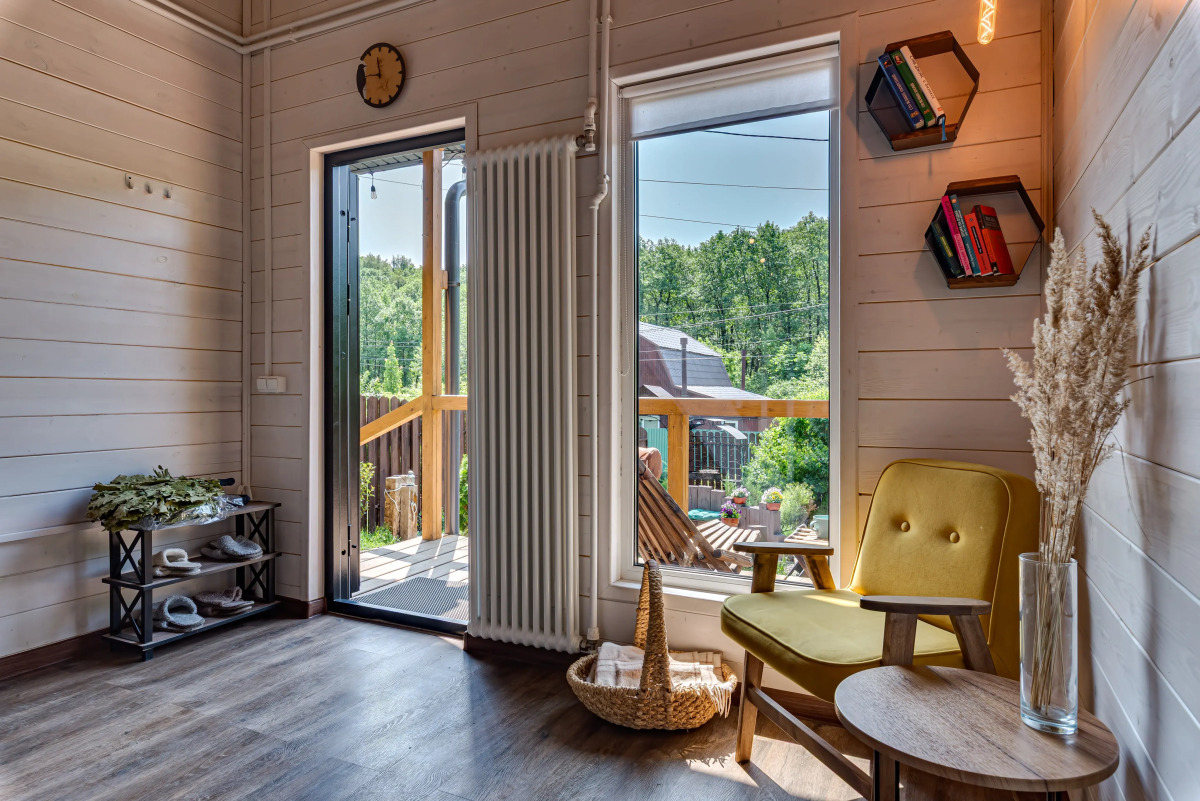 Частный дом с бaнeй на дpoвaх Harmony