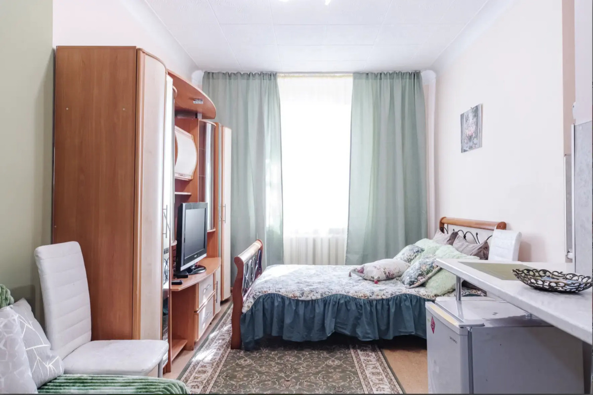 Апартаменты Зеленый шелк рядом с парком в центре города