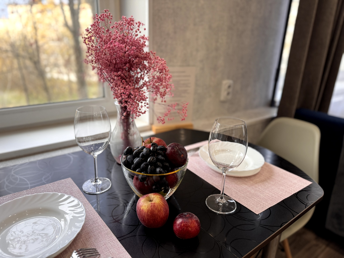 Квартира Аврора северное сияние за окном