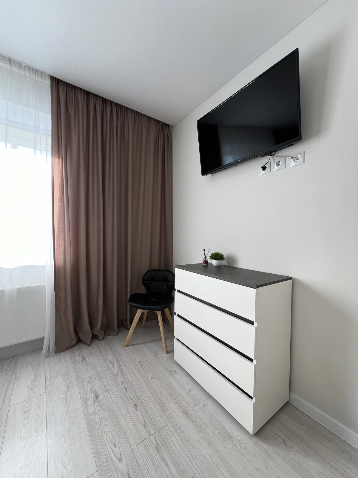 Квартира Студия с двуспальной кроватью