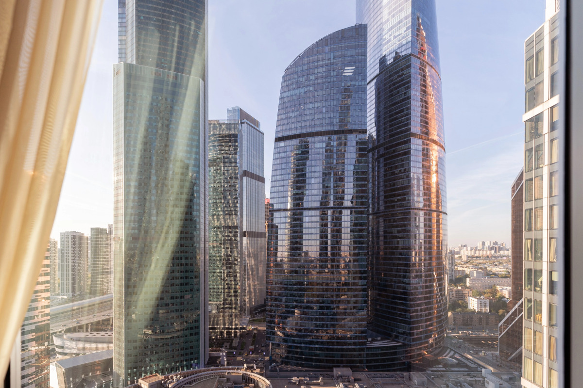 Квартира с потрясающим видом на Москва-Сити