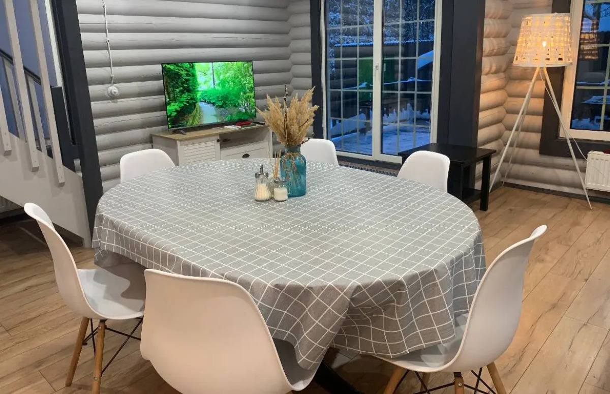 Частный Дом Бревенчатый Дом в Соснах