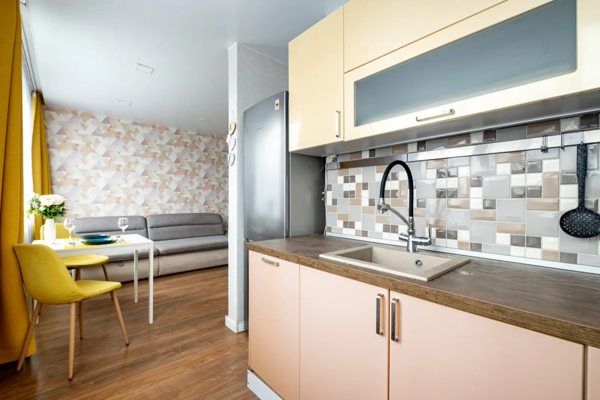 Апартаменты для 4 гостей у метро Купчино с Кондиционером