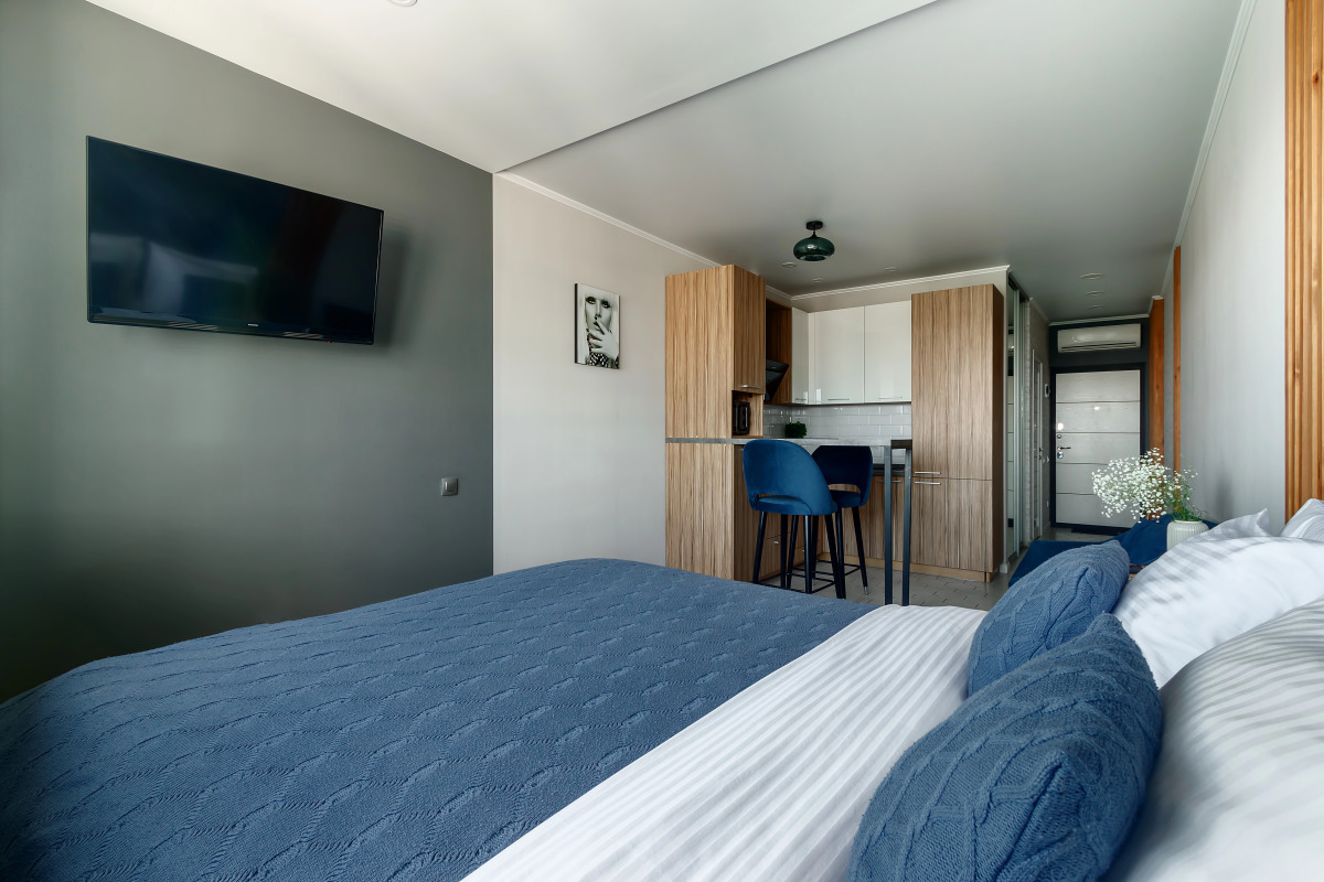 Апартаменты Дом у Дона с подиумом и видом на Дон (23 этаж)