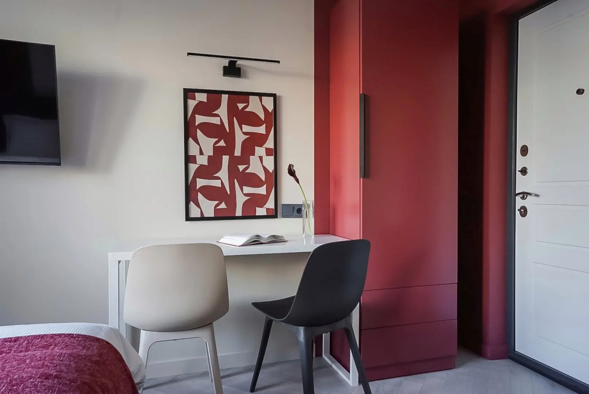 Апартаменты Pavlov Бордовая