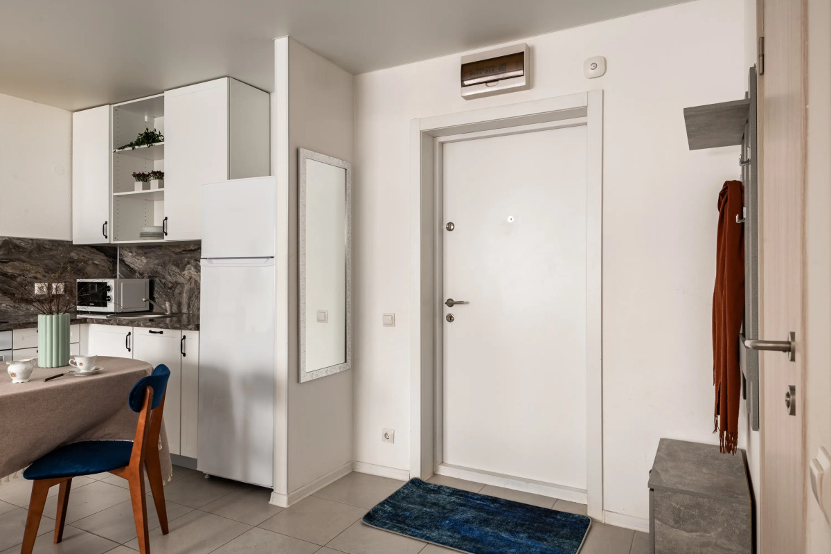 Квартира Уютная евродвушка у метро Озерная, 3 раздельных спальных места