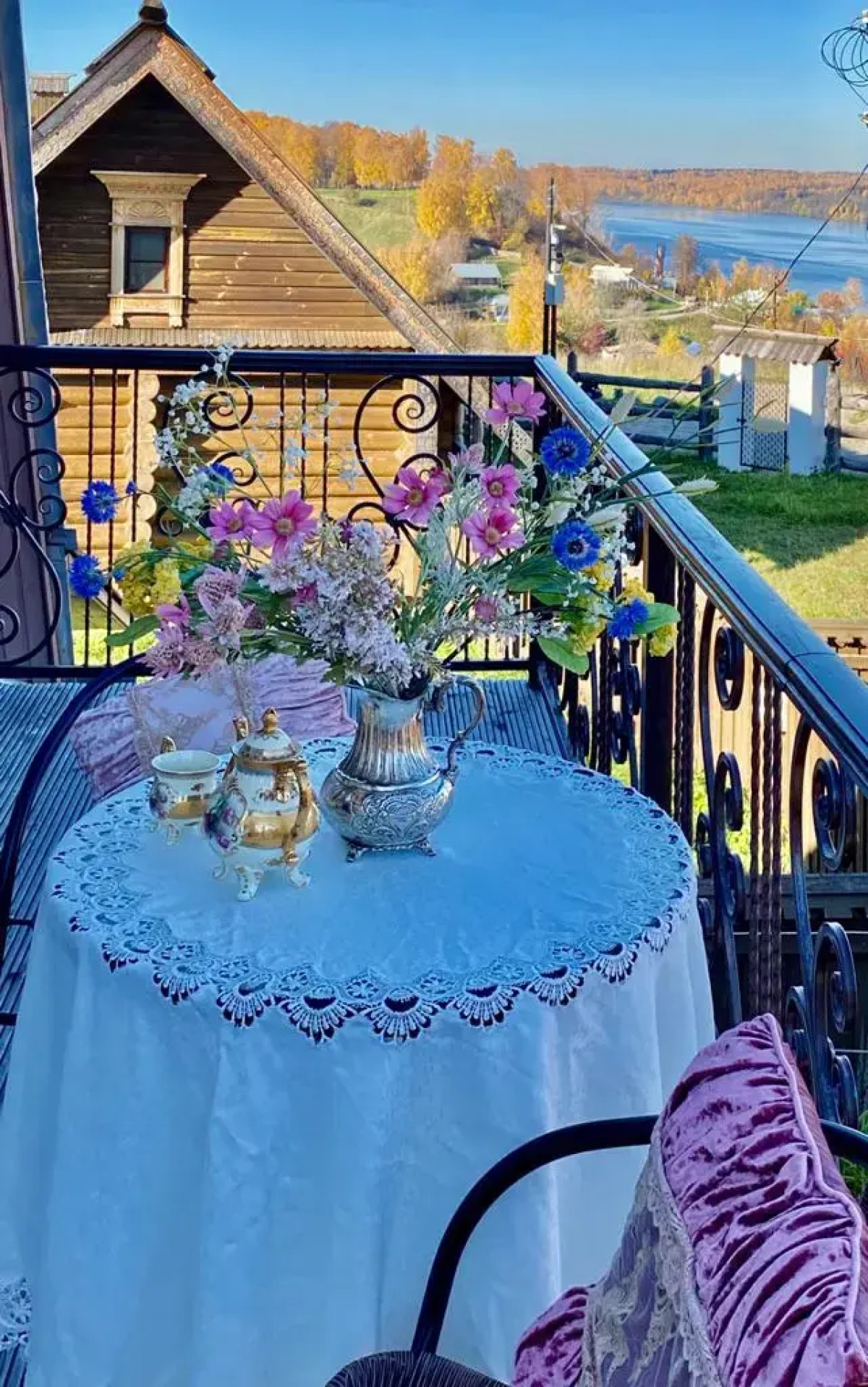 Коттедж Вдохновение Левитана с видами на горе Левитана