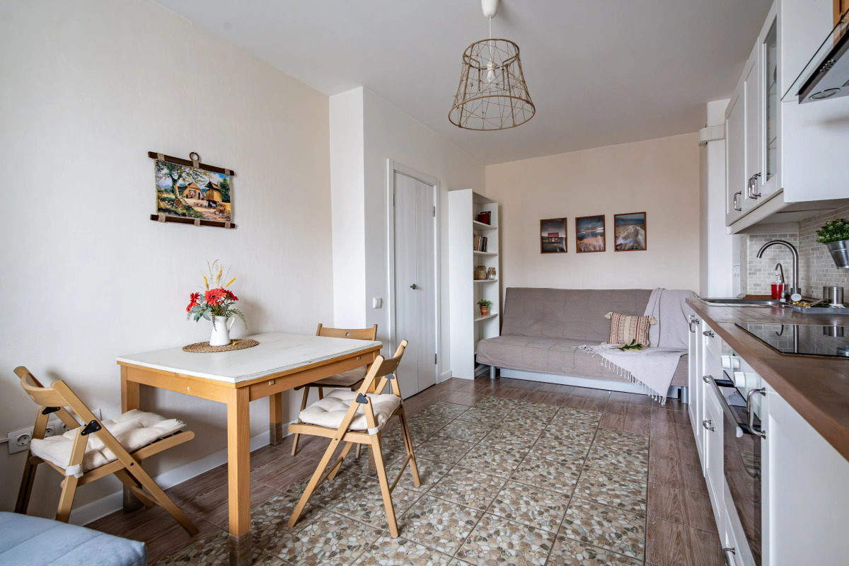 Квартира Eco Scandic у Метро Satin home