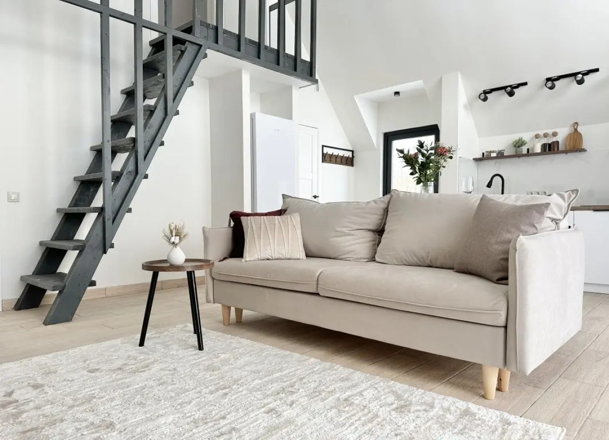 Частный Дом Барнхаус №5 с дровяной баней и горячим Чаном на 6 человек