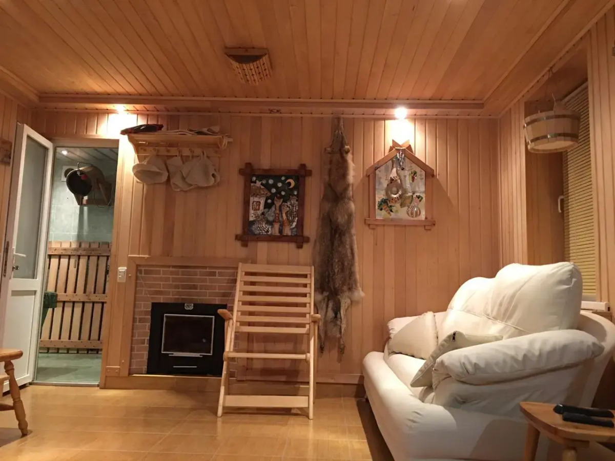 Частный дом с сауной и с зоной барбекю