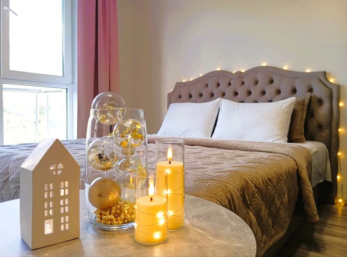 Квартира-студия с панорамным видом на горы