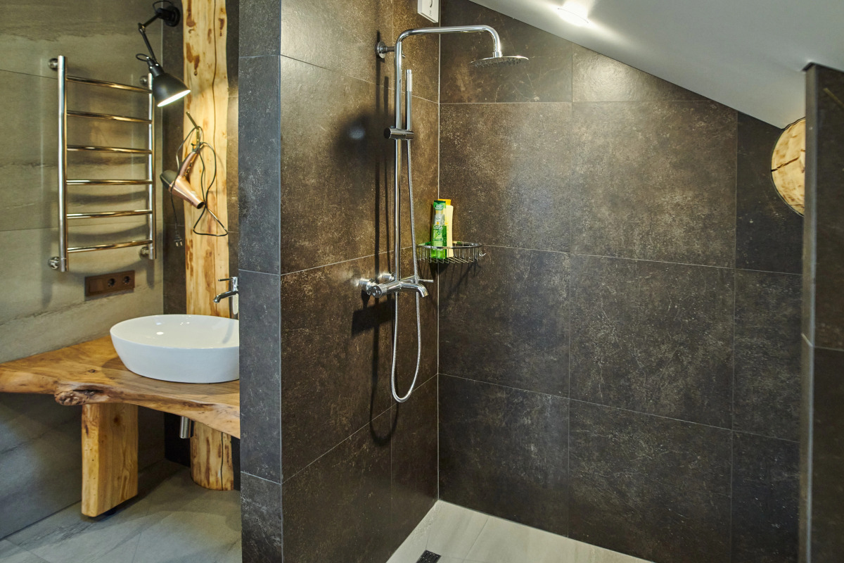 Шале Кедр 760, 5 спален, 12 гостей с бассейном и баней