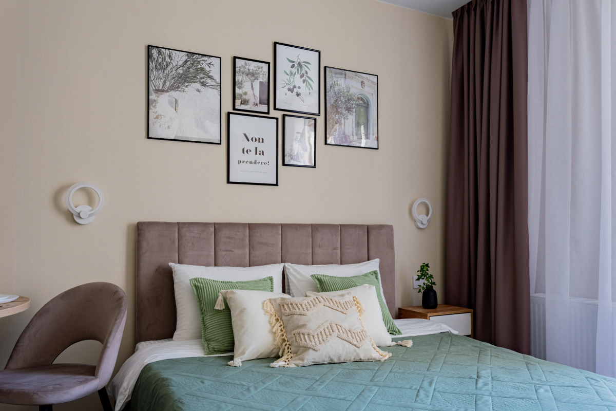 Апартаменты Бирюза УК Атмосфера с видом на горы