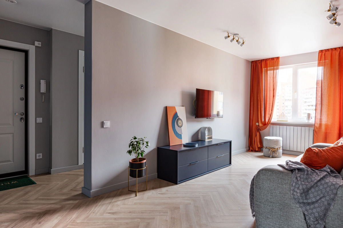 Квартира Piter Apartments двухкомнатные с кондиционером рядом с Лахтой