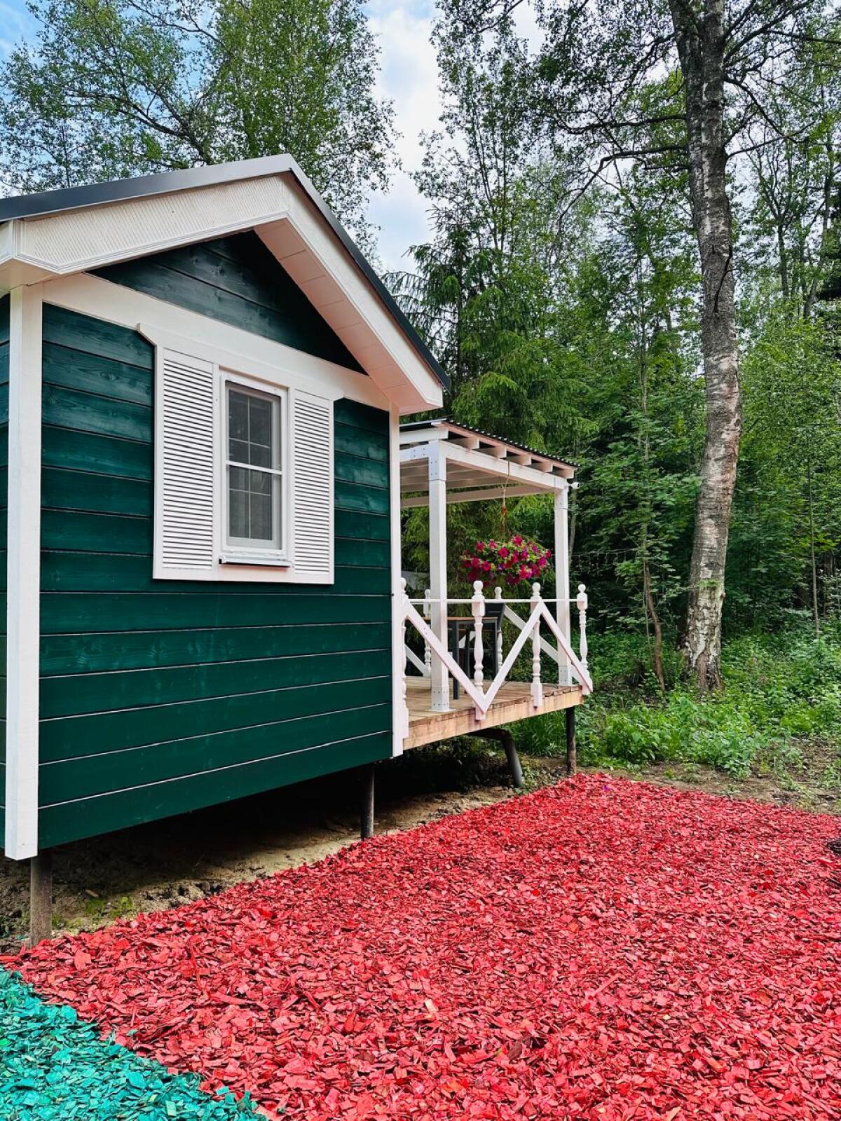 Шале Зеленый домик в лесу на Живописной улице