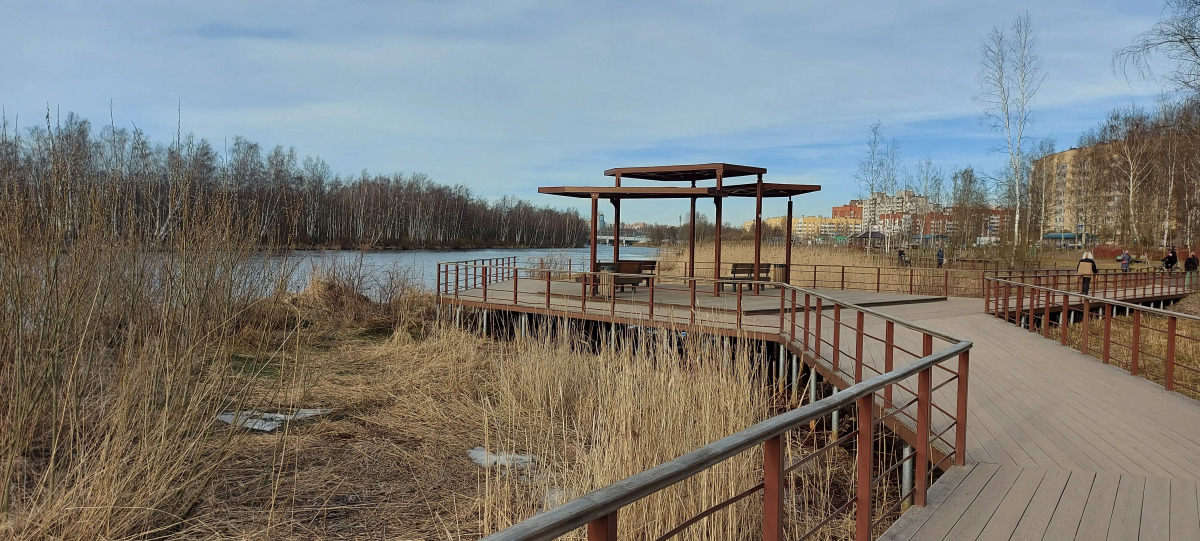 Квартира с видом на озеро