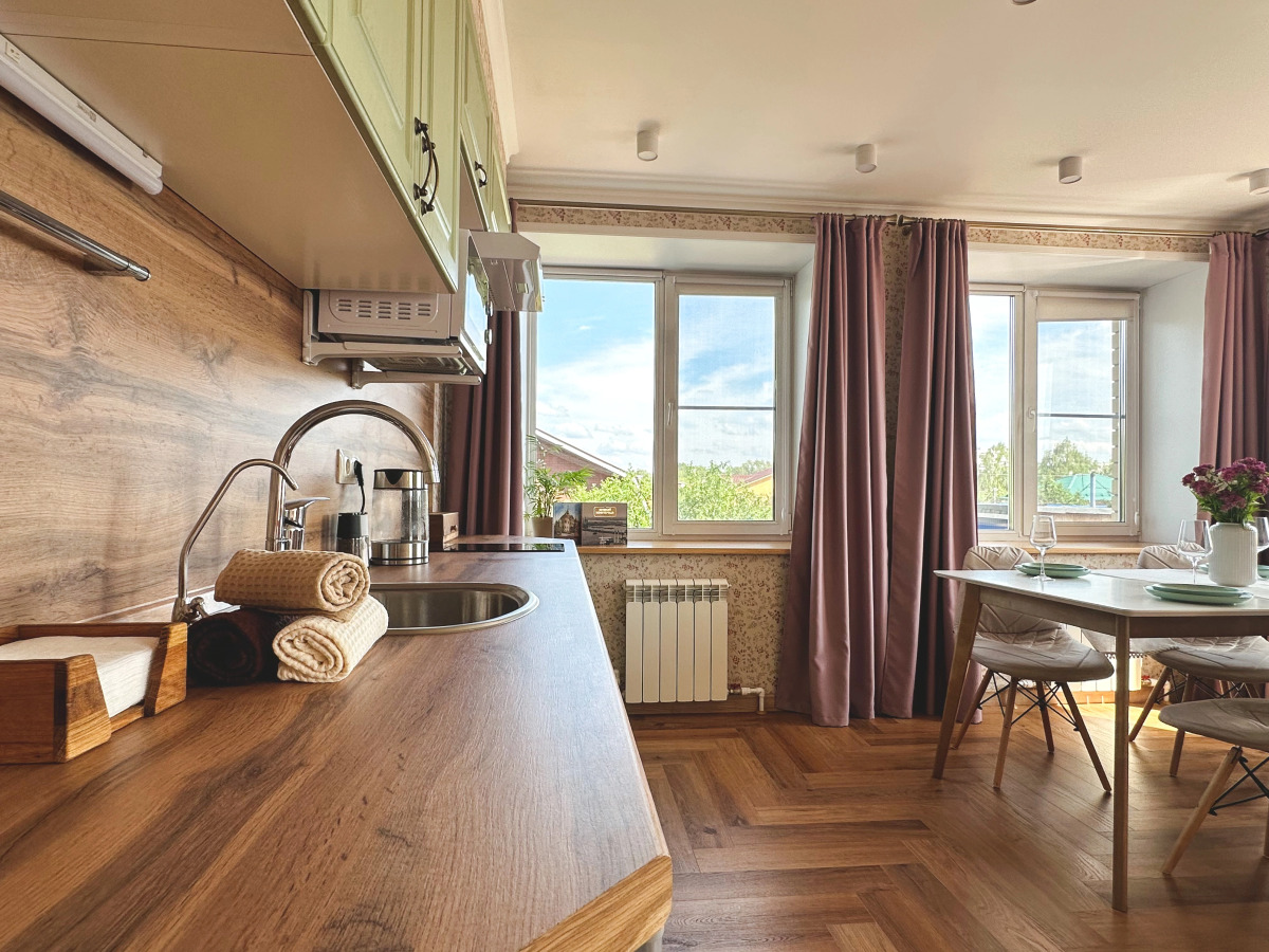 Апартаменты Пента с кухней и бесплатной парковкой