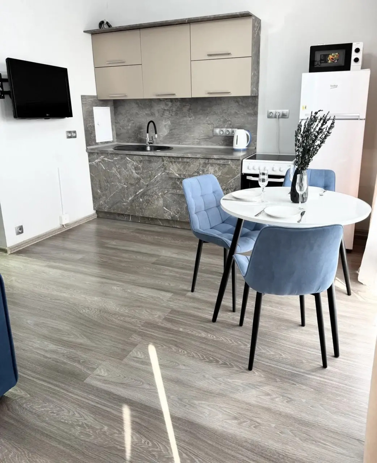 Апартаменты Комфорт с шикарным видом на город