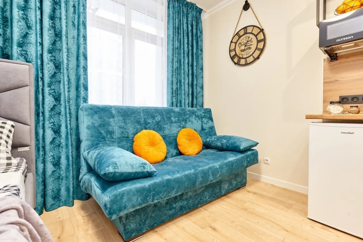 Квартира Студия в новом доме ЖК Премьер, самый центр города у Гипермаркет Семья по адресу Николая Островского 52 на 4 человек