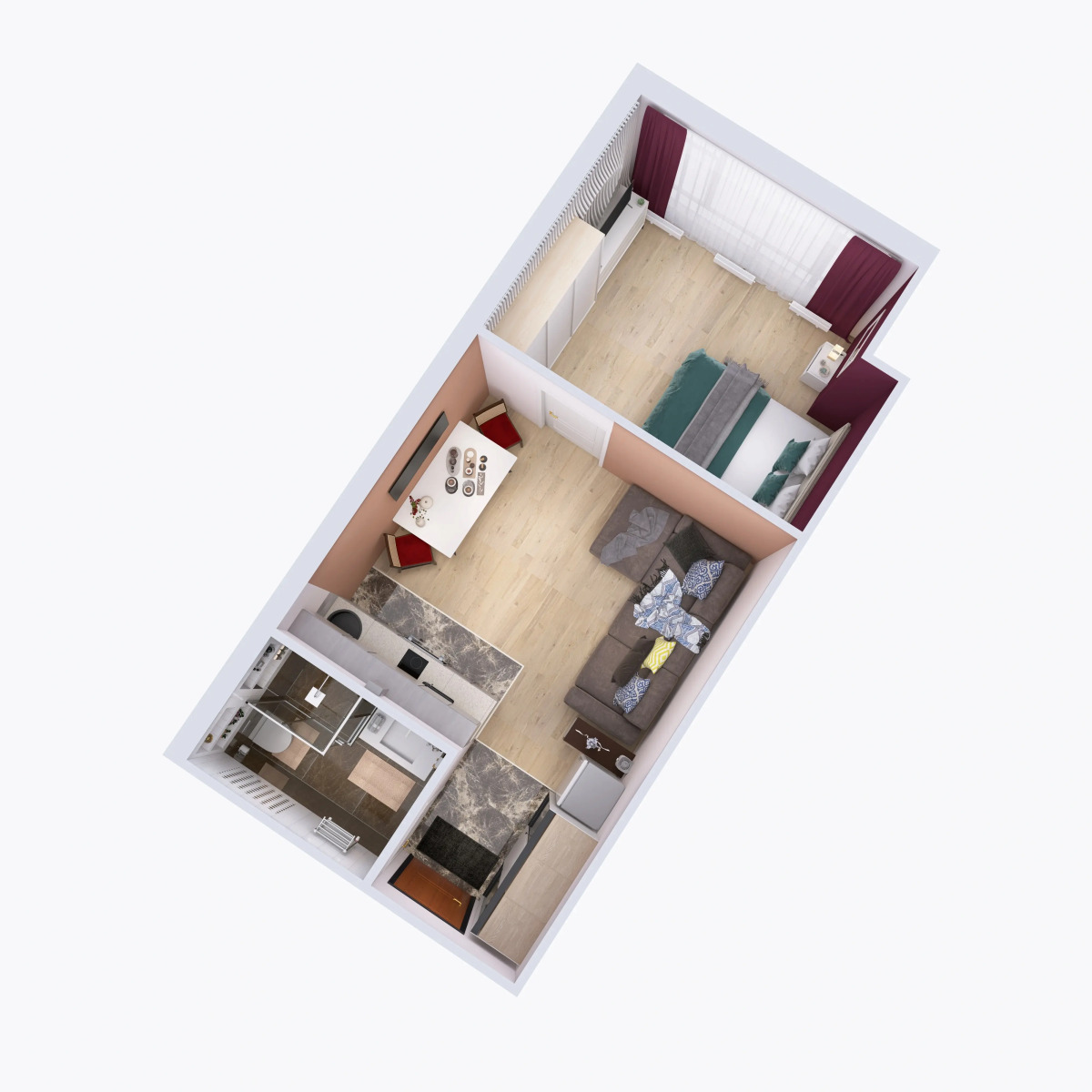 Апартаменты с видом на Москву 6