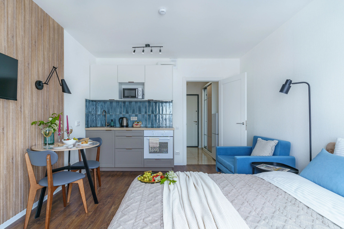 Апартаменты видом на залив