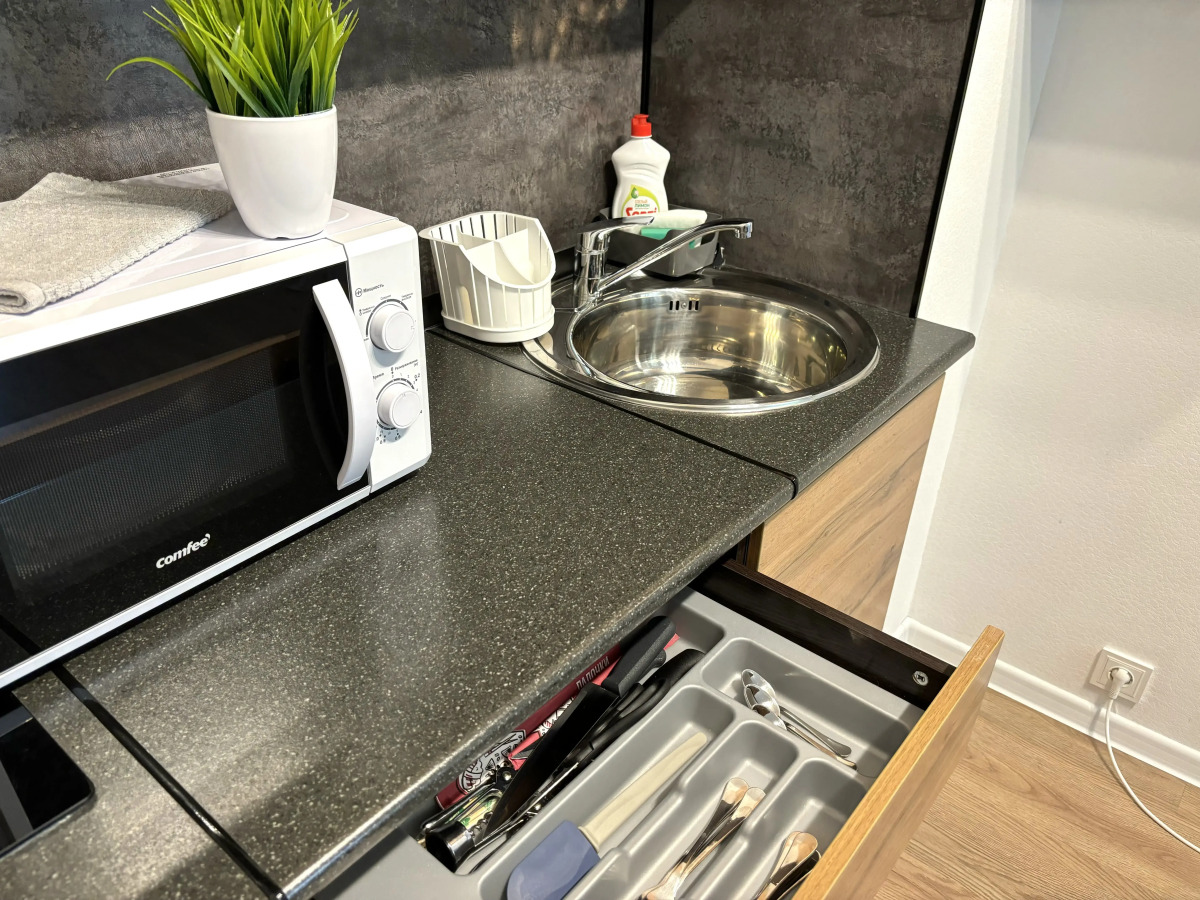 Апартаменты 1 для Пары и Семей для Командировочных до 4 гостей