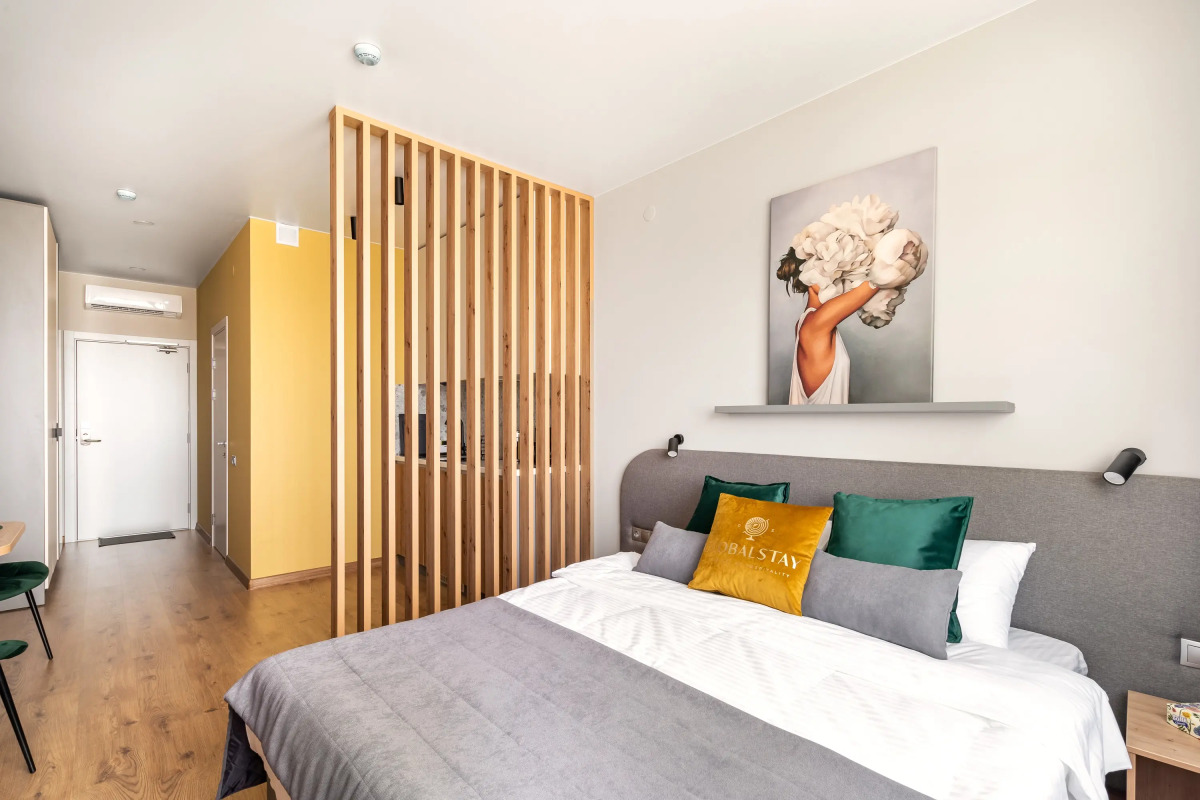 GLOBALSTAY Новая Студия 5 Мин до Метро Автово