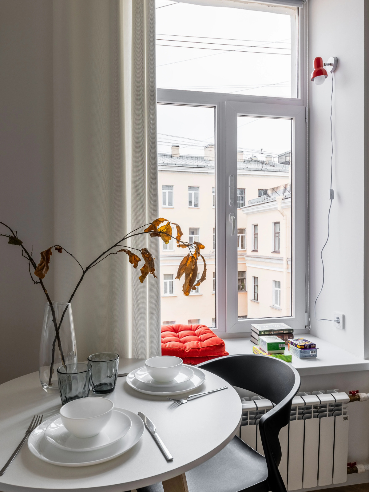 Квартира Уютная студия в центре с окнами в тихий двор