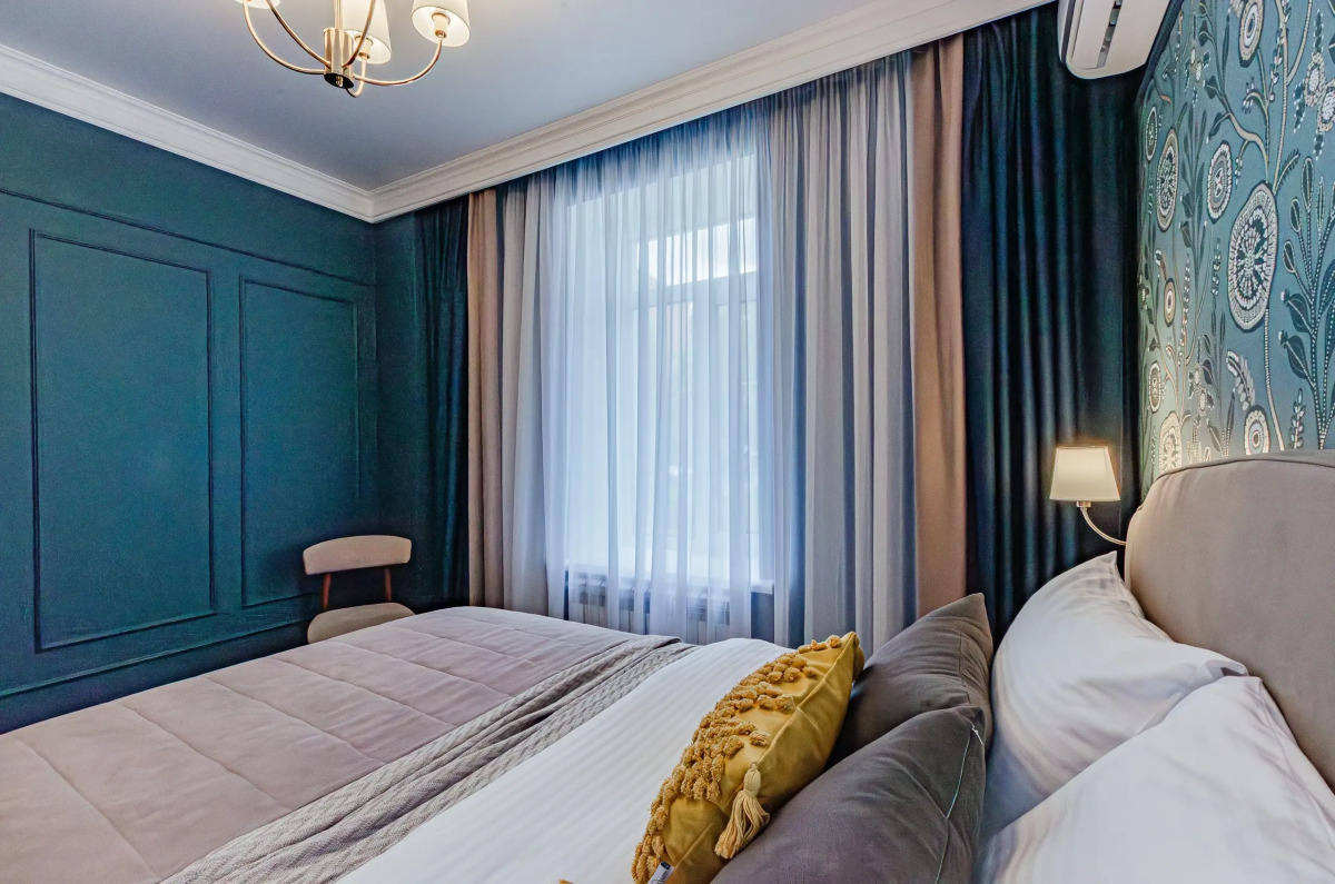 Квартира Атмосферная в центре города с двумя спальнями