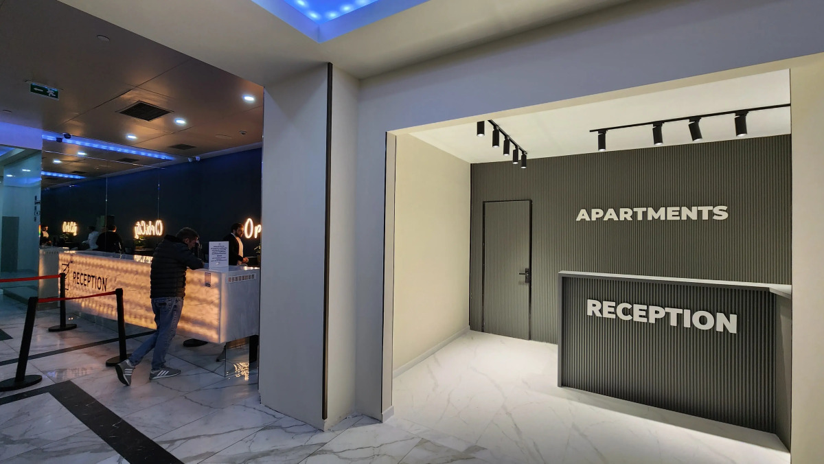 Апартаменты с видом на море на высоком этаже